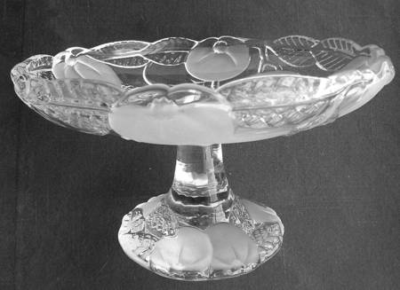 Apple Garden Round Compote (Height X Width)
