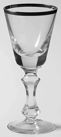 HHC1 Gold Cordial Glass