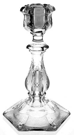 Old Williamsburg Candlelabras & Epergne 10" Tall Candelabra Base Only (Cut Design)