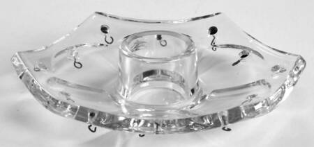 Old Williamsburg Candlelabras & Epergne Bobeche-Holds 12 Prisms