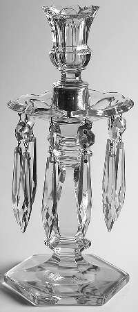 Old Williamsburg Candlelabras & Epergne Candelabra (9"Base,Socket,Bobeche & 10 Prisms)