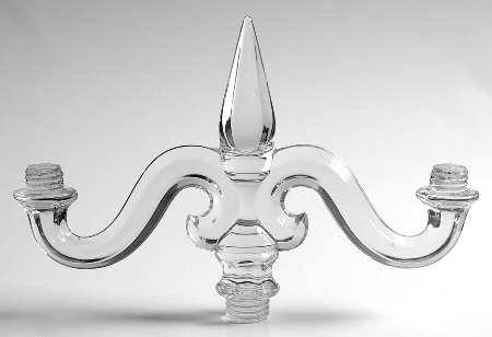 Old Williamsburg Candlelabras & Epergne 2 Light Candelabra Arm #300
