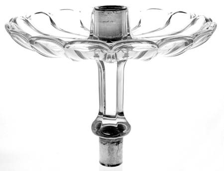 Old Williamsburg Candlelabras & Epergne 8" Epergne Saucer W/Peg End