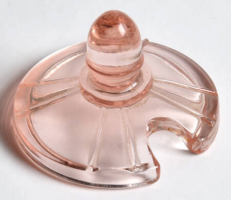 Double Rib and Panel Pink (Flamingo) Lid for Mustard