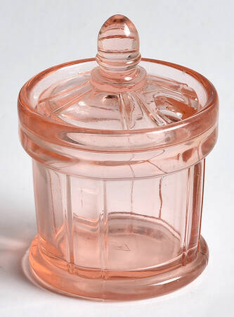 Double Rib and Panel Pink (Flamingo) Mustard & Lid