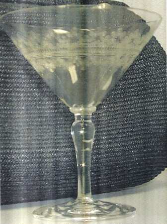 Tatting (Stem #3335) Champagne/Tall Sherbet