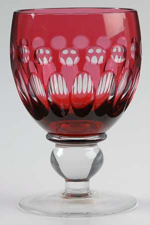 HJG2 Ruby Water Goblet