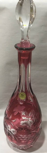 HTC11 Ruby Decanter & Stopper