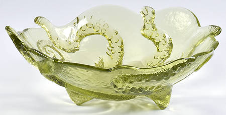 Octopus 10" Footed Bowl
