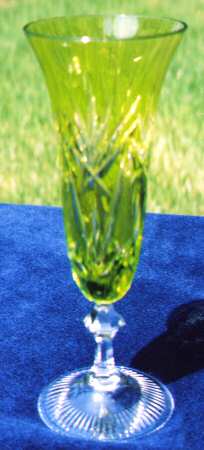 Astrid (Import) Green Fluted Champagne