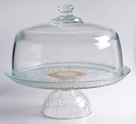 ITS1 11" Pedestal Cake Stand & Dome