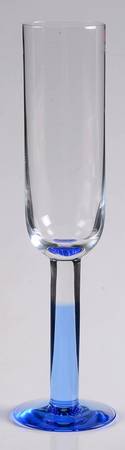 Mondo Blue Fluted Champagne