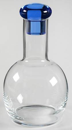 Mondo Blue Small Decanter & Stopper