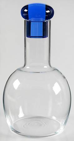 Mondo Blue Large Decanter & Stopper