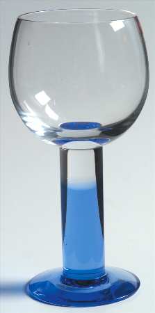 Mondo Blue Wine Glass