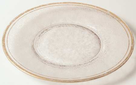 Candlewick Etched and Gold (Stem 3400) Luncheon Plate