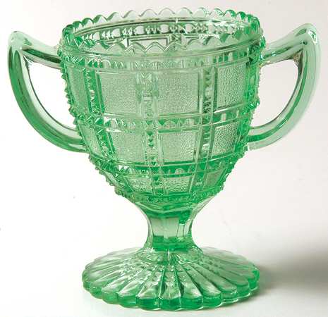 Beaded Block Green Open Sugar