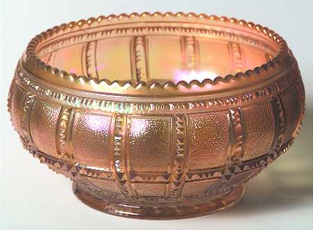 Beaded Block Marigold 5" Lily Bowl