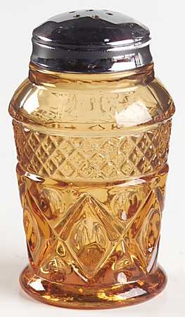 Cape Cod Amber (Late Amber) Shaker with Metal Lid