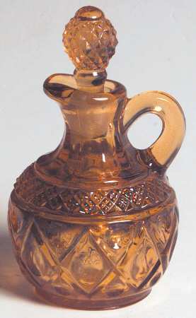 Cape Cod Amber (Late Amber) Cruet & Stopper