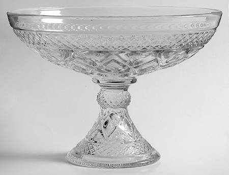 Cape Cod Clear (1602 + 160) 6" Height Open Compote