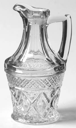 Cape Cod Clear (1602 + 160) Handled Cruet No Stopper