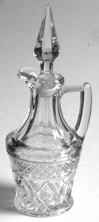 Cape Cod Clear (1602 + 160) Handled Cruet & Stopper