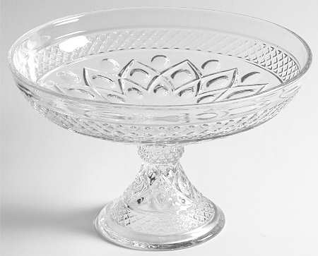 Cape Cod Clear (1602 + 160) 9" Footed Bowl