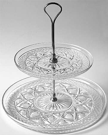 Cape Cod Clear (1602 + 160) 2 Tier Serving Tray