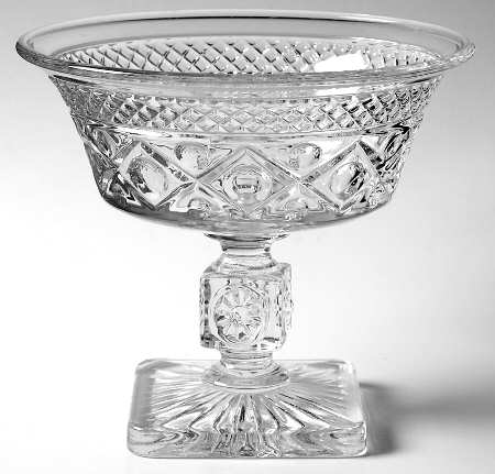 Cape Cod Clear (1602 + 160) Large Flower Candleholder