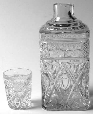 Cape Cod Clear (1602 + 160) Rye Decanter & Whiskey Glass