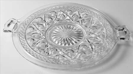 Cape Cod Clear (1602 + 160) Small 2 Handled Plate