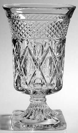 Cape Cod Clear (1602 + 160) 8" Flower Vase