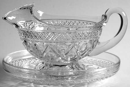 Cape Cod Clear (1602 + 160) Gravy Boat and Underplate