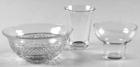 Cape Cod Clear (1602 + 160) (3 Piece) Icer Set (Icer Bowl W/2 Liners)