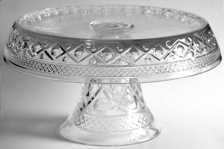 Cape Cod Clear (1602 + 160) 11" Diameter Pedestal Cake Stand