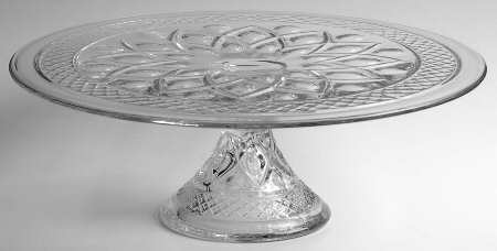 Cape Cod Clear (1602 + 160) 10" Diameter Pedestal Cake Stand