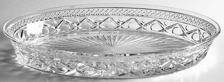 Cape Cod Clear (1602 + 160) 11" Shallow Oval Vegetable Bowl