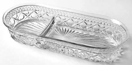 Cape Cod Clear (1602 + 160) 11" Oval 2 Part Relish