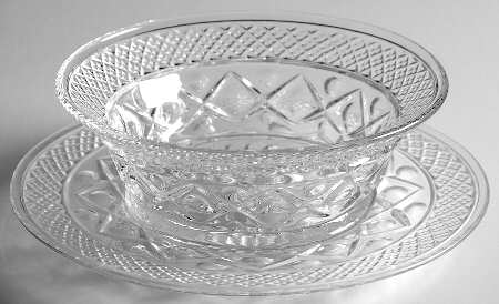 Cape Cod Clear (1602 + 160) Mayonnaise Bowl & Underplate (Uses Fr5mb & Bbfm)
