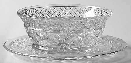 Cape Cod Clear (1602 + 160) Mayonnaise Bowl & Underplate (Uses Fr5mb & Bblm)