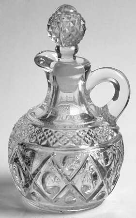 Cape Cod Clear (1602 + 160) Handled Cruet & Stopper