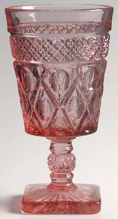 Cape Cod Pink Water Goblet
