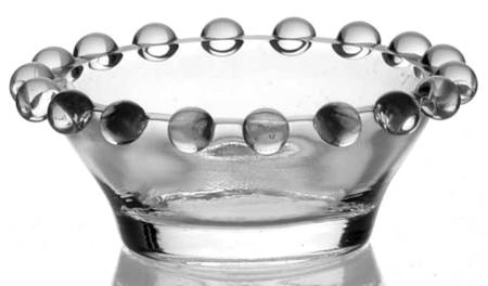 Candlewick Clear (Stem 3400) Sugar Dip-16 Beads