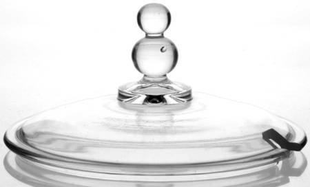 Candlewick Clear (Stem 3400) Notched Lid for Storage/Punch Jar