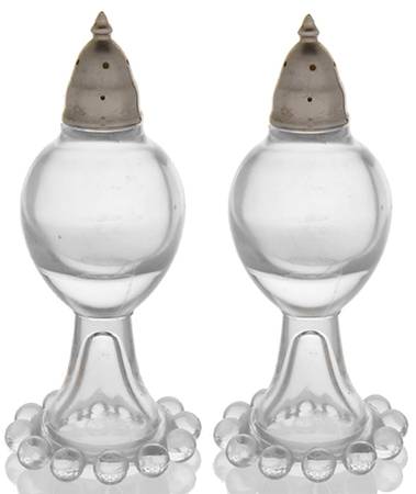 Candlewick Clear (Stem 3400) #190 Shaker W/Metal Lid