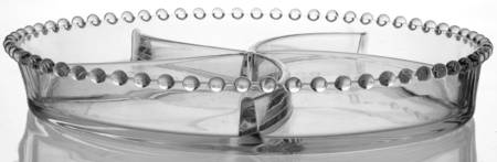 Candlewick Clear (Stem 3400) 12" Round 5 Part Relish