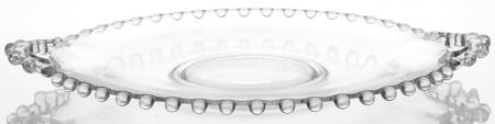 Candlewick Clear (Stem 3400) 8" 2 Handled Plate