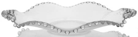 Candlewick Clear (Stem 3400) 11" Crimped Plate with Handle