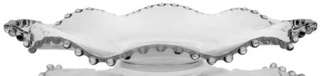 Candlewick Clear (Stem 3400) Crimped Handled Tray